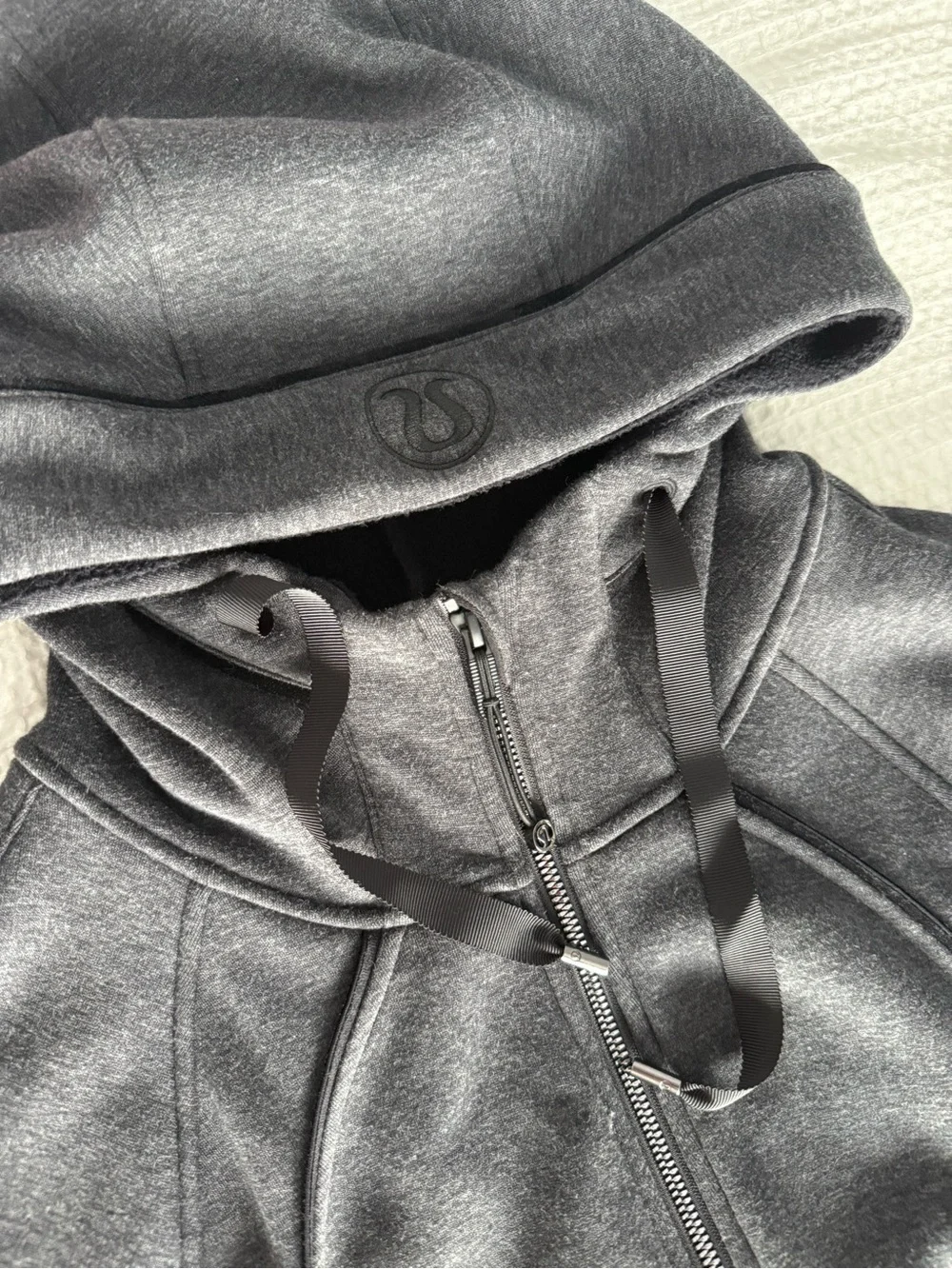 Lululemon Women’s Charcoal Gray Full-Zip Hoodie